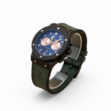 Strap Watch TS‑281 Bold Blue Leather Timepiece